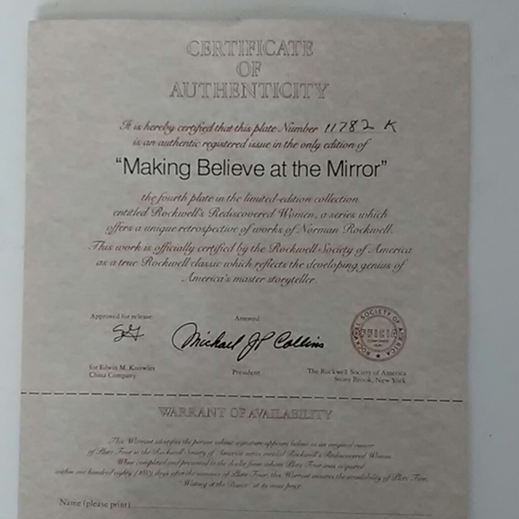 NORMAN ROCKWELL | Collector's Plate - Picture 5 of 7